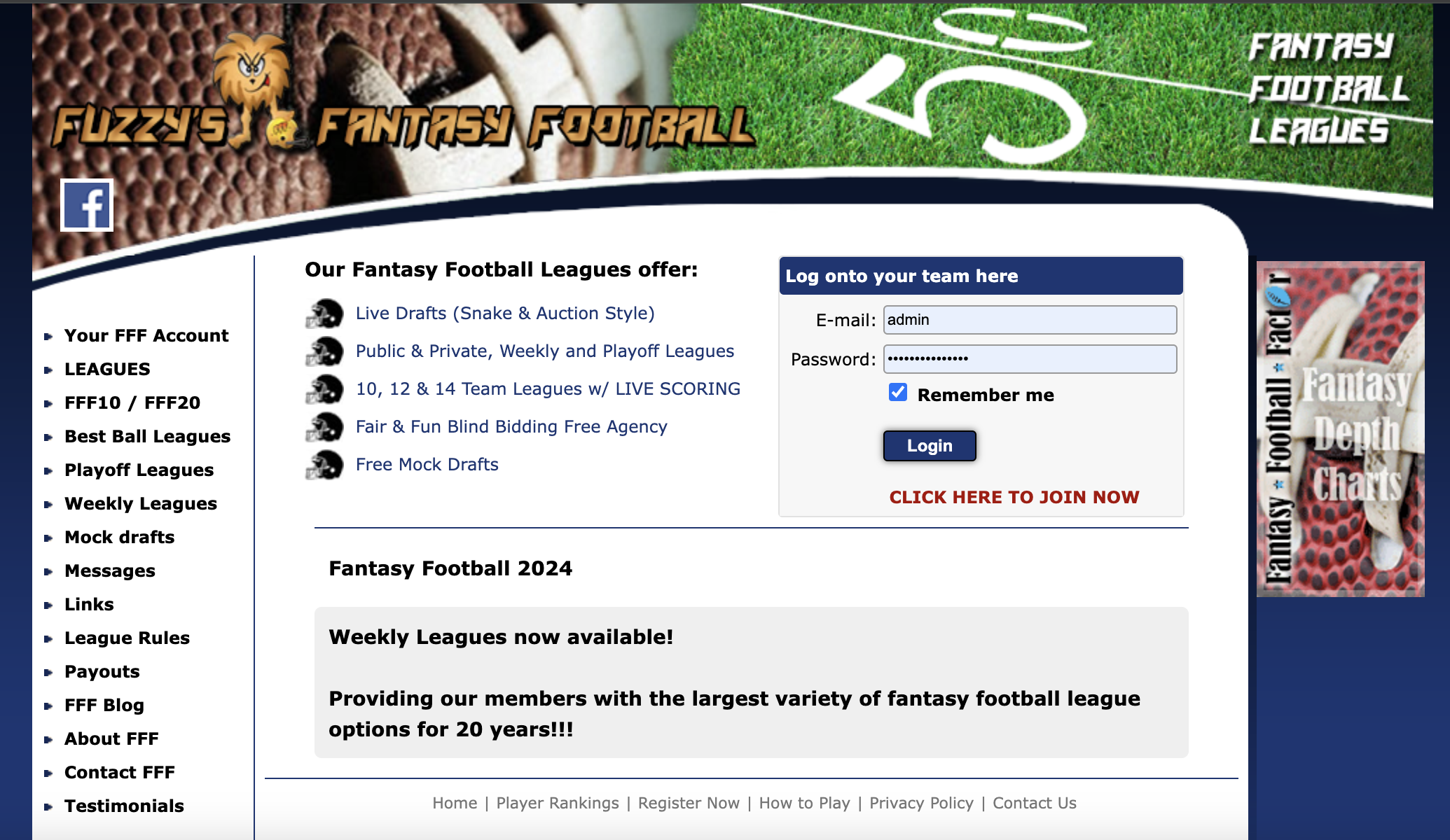 FuzzysFantasyFootball.com